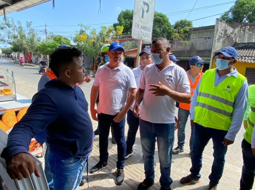 Continúan los operativos para recuperar el espacio público en el centro de Montería