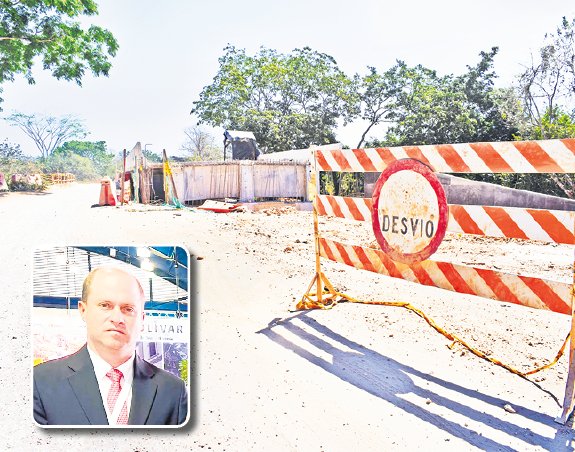 Obra vial en San Onofre tirada y no hacen nada