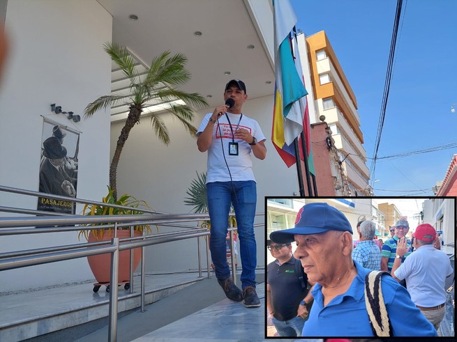 Protestaron en Banrepública