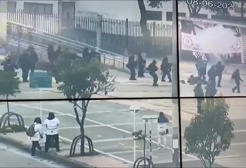 Se desataron los disturbios