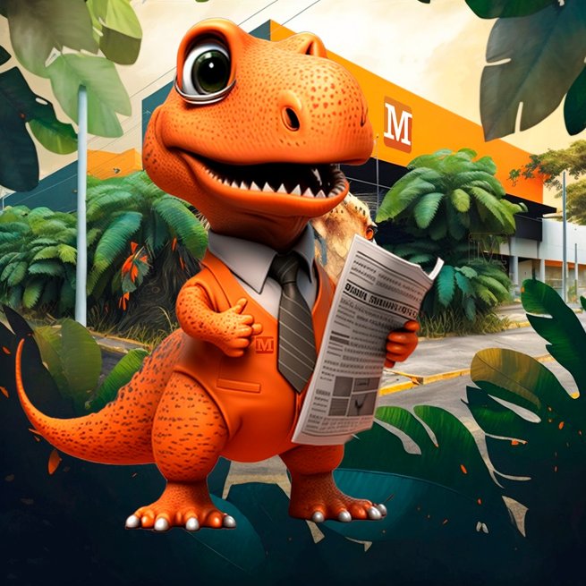 Dinosaurios con profesiones: un fenómeno viral