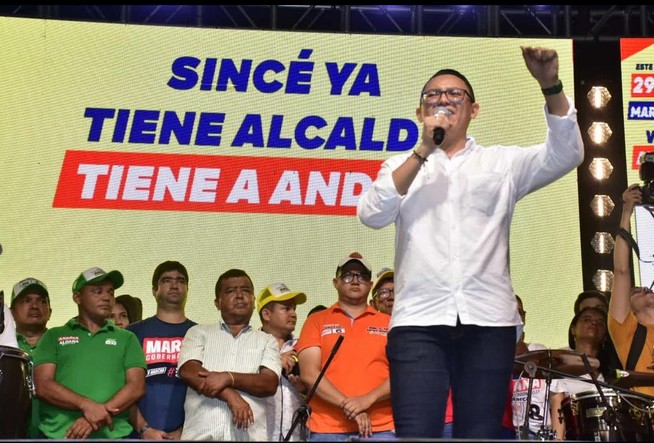 "Más de 9000 personas respaldaron a Andrés Aldana a la Alcaldía de Sincé"
