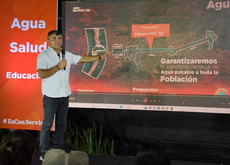 Balmaceda garantizará la prestación del servicio de agua potable en Sahagún