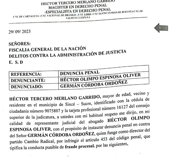 Gobernador Espinosa contraataca