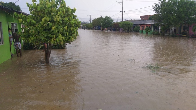 Un aguacero que ahogó a la ciudad