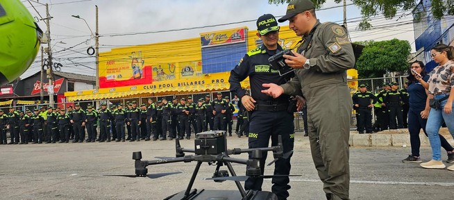 1.300 policías encargados de la seguridad en el Metropolitano para juego Colombia vs Uruguay