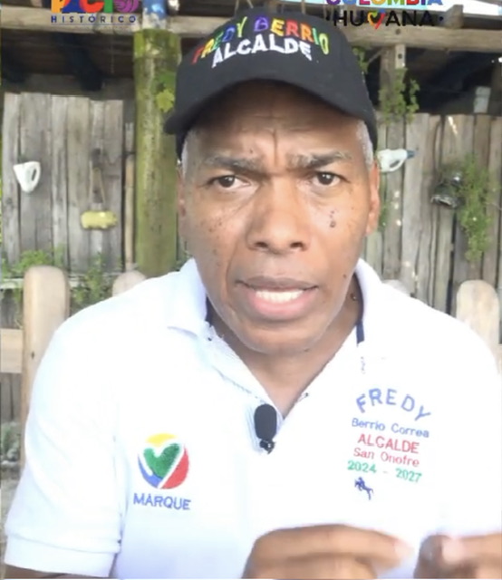 Fredy Berrio del Pacto Histórico se suma a la candidatura de Marta Cantillo