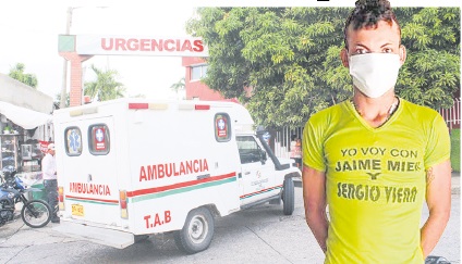 Baleado en atentado