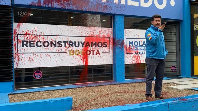 Molano culpó a Petro por ataque a su sede