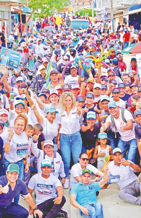 Cantaclaro gritó ¡Natalia, la primera alcaldesa!