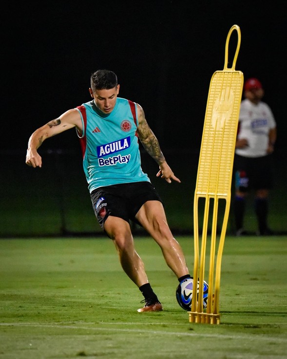 James Rodríguez es duda para el partido contra Ecuador