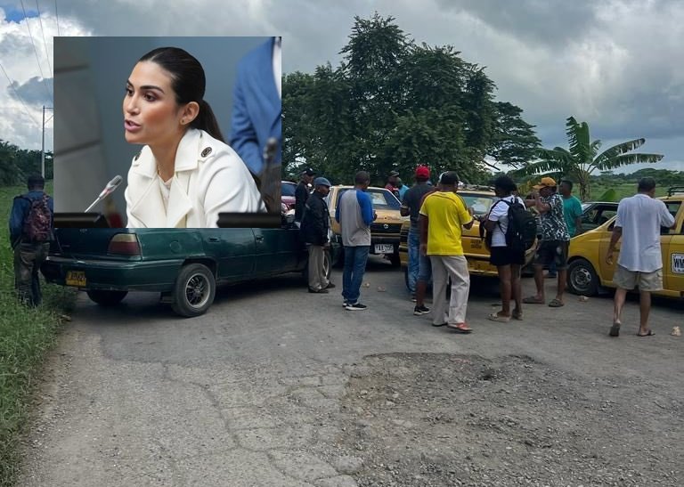 Fuerte llamado de Saray Robayo a Invías por la vía  Lorica - San Bernardo del Viento