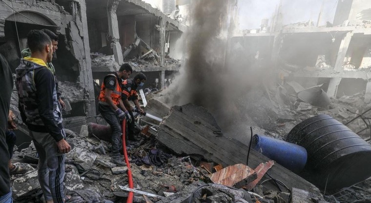 500 personas murieron tras bombardeo israelí en hospital en Gaza
