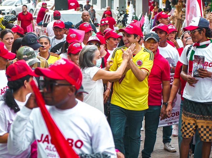 Jacobo Quessep se tomó el centro de Sincelejo