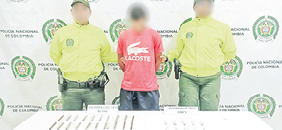Lo capturaron con plata y droga