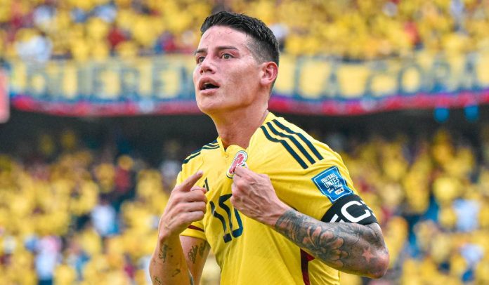 James Rodríguez, en el equipo ideal de las recientes fechas de Eliminatorias