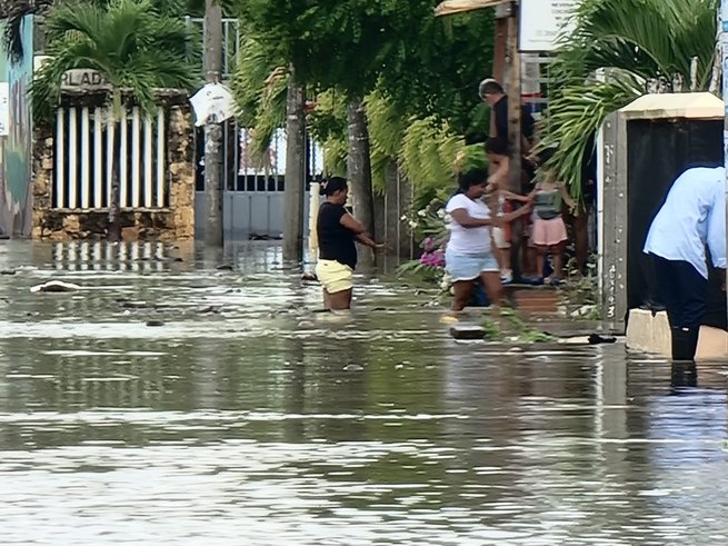 Más de 400 familias afectadas por inundaciones en Coveñas