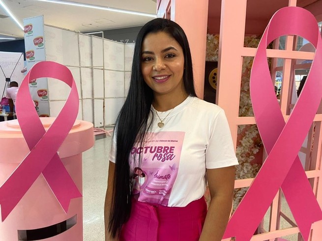 Así se conmemoró el día contra el cáncer de mama