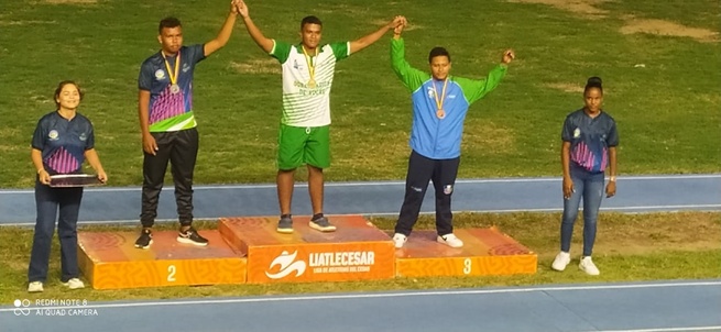 Oro para Sucre en Nacional de Atletismo