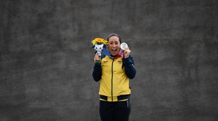 Mariana Pajón clasificó a la final del BMX femenino