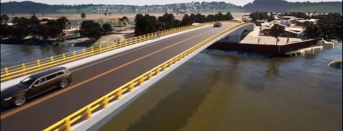 Avanza la construcción del puente Marralú