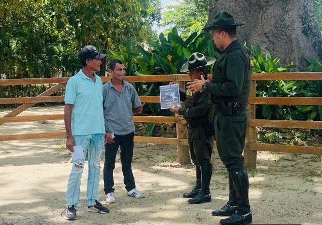 Carabineros trabajan por la seguridad en el campo
