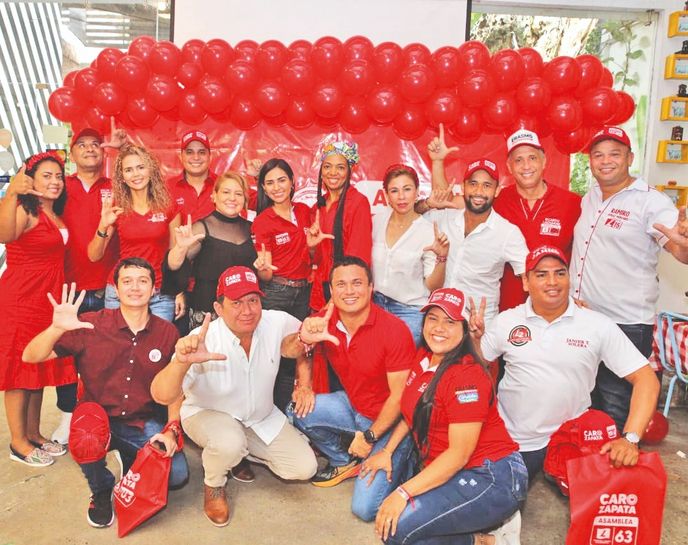 Con Carolina Zapata se mueven las bases del pueblo en Montería