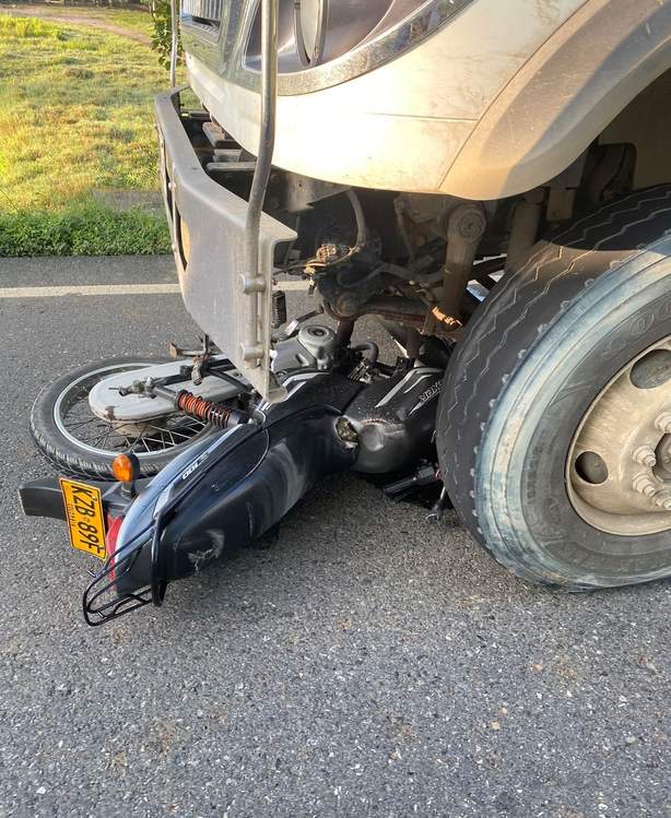 Murió en accidente