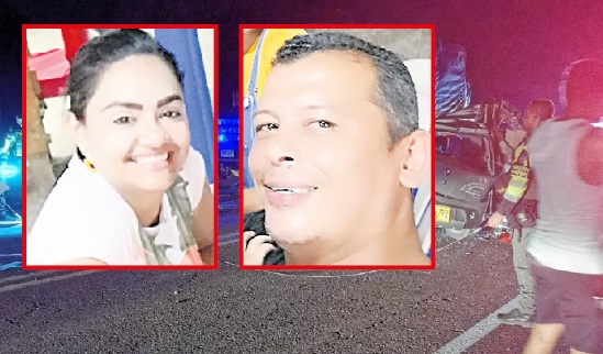 Los impactó el conductor de un camión