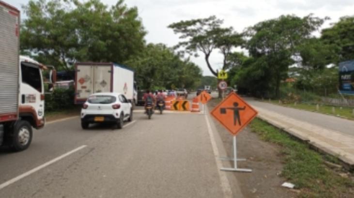 Cierre parcial en la vía Montería - Cereté