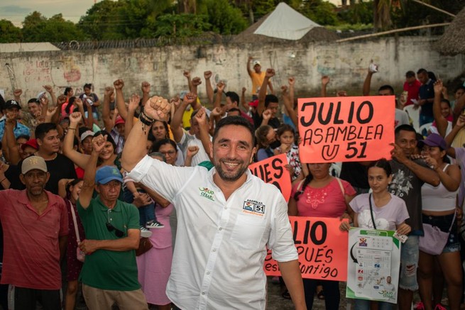 "¡Julio César, U51 el diputado que Sucre quiere en la Asamblea!"