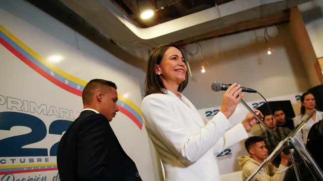 Oficialmente candidata por la oposición