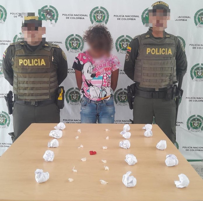 No la dejaron comercializar la droga