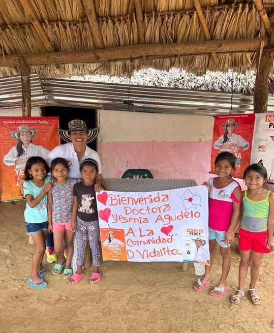 En Tuchín se siente el gran apoyo a Yesenia Agudelo