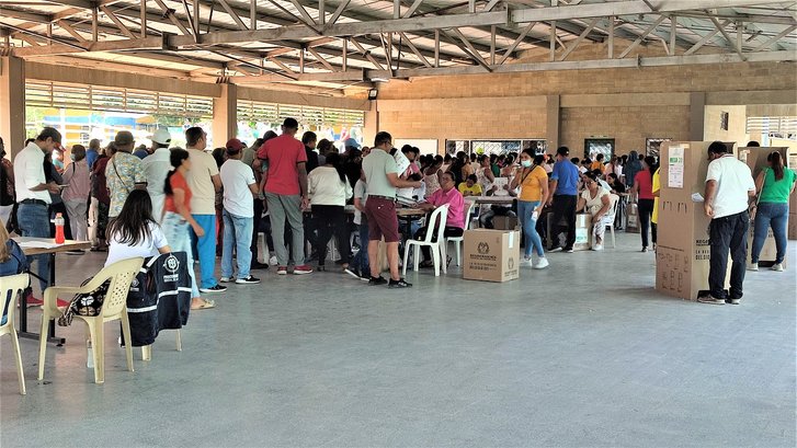 Sincelejo le madrugó al voto