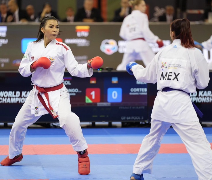 La karateca cordobesa, Stella Urango, cerrará su carrera deportiva
