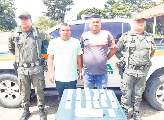 Salieron de Sincelejo con billetes falsos