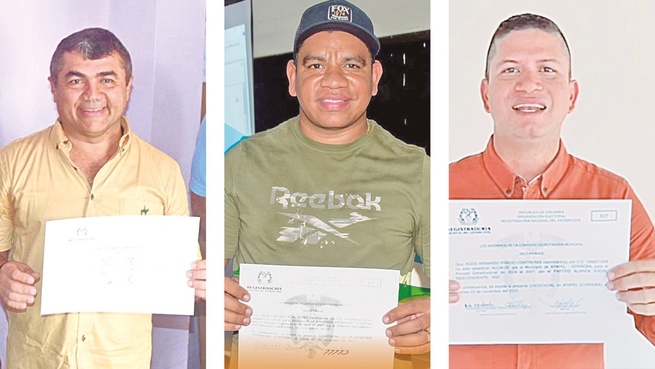 Tres más con credencial