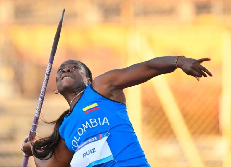 Flor Denis Ruiz gana oro en el lanzamiento de jabalina de los Juegos Panamericanos