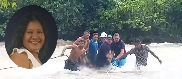 Mujer se ahogó durante un paseo familiar en el río Guatapurí