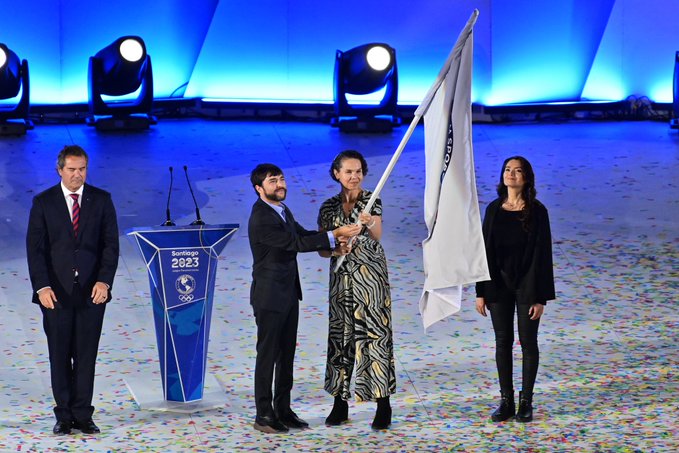 Barranquilla recibió la bandera como sede de los Juegos Panamericanos del 2027
