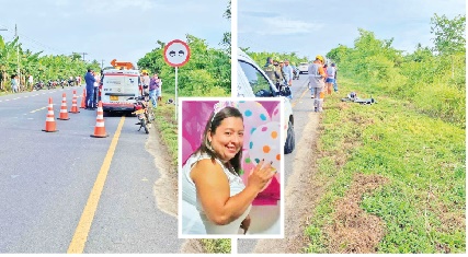 Murió docente, una 'mula' la atropelló