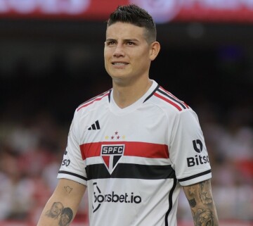 Sao Paulo revela parte médico oficial de James Rodríguez