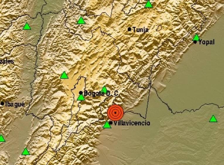 Fuerte temblor sacudió el centro de Colombia