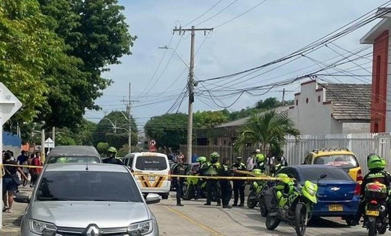 Sicarios asesinan a hombre en Barranquilla cuando llevaba a su hija al colegio