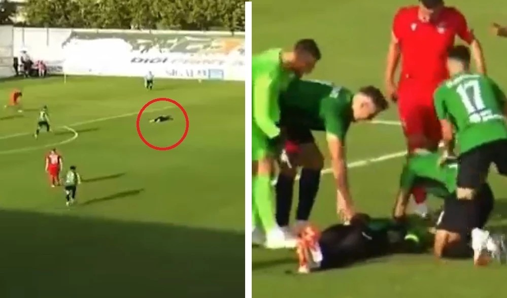 Futbolista se desploma y muere en pleno partido