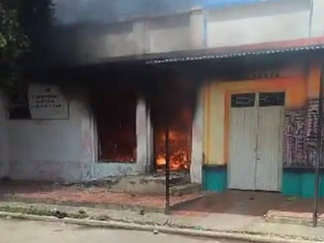 Cinco capturas por el incendio en la Registraduría de Gamarra que cobró la vida de una funcionaria