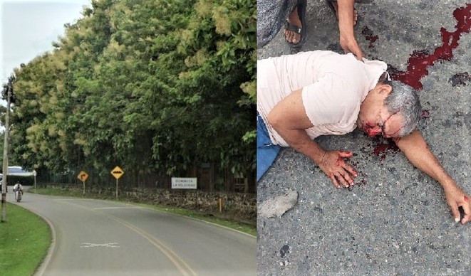 Motociclista sufrió aparatoso accidente en vía de Coveñas