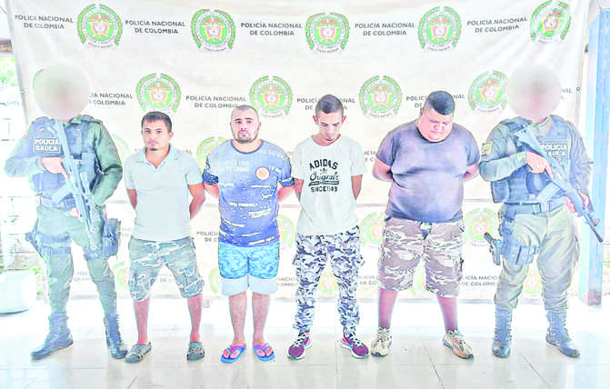 Serían extorsionistas