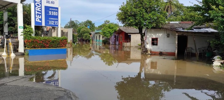 Máxima alerta en cuatro municipios del San Jorge por inundaciones